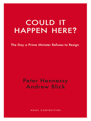 cover image of Could it Happen Here?
